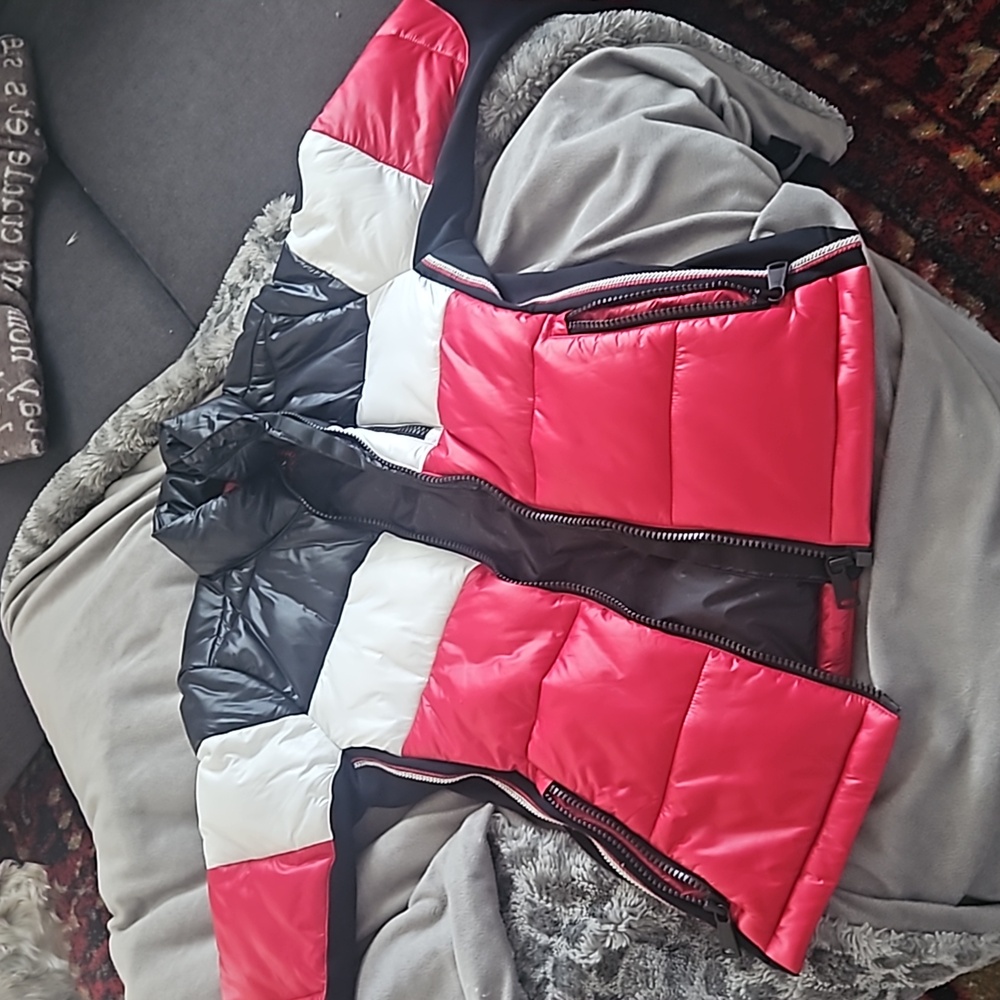 Alp n Rock, size S, multi Red, White and Black jacket.